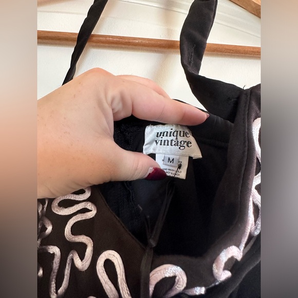 Unique Vintage Medium black swimsuit NWT - Picture 2 of 3